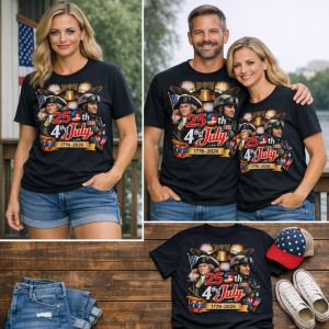 250th 4th of July Anniversary T-Shirt | American Independence 1776-2026
