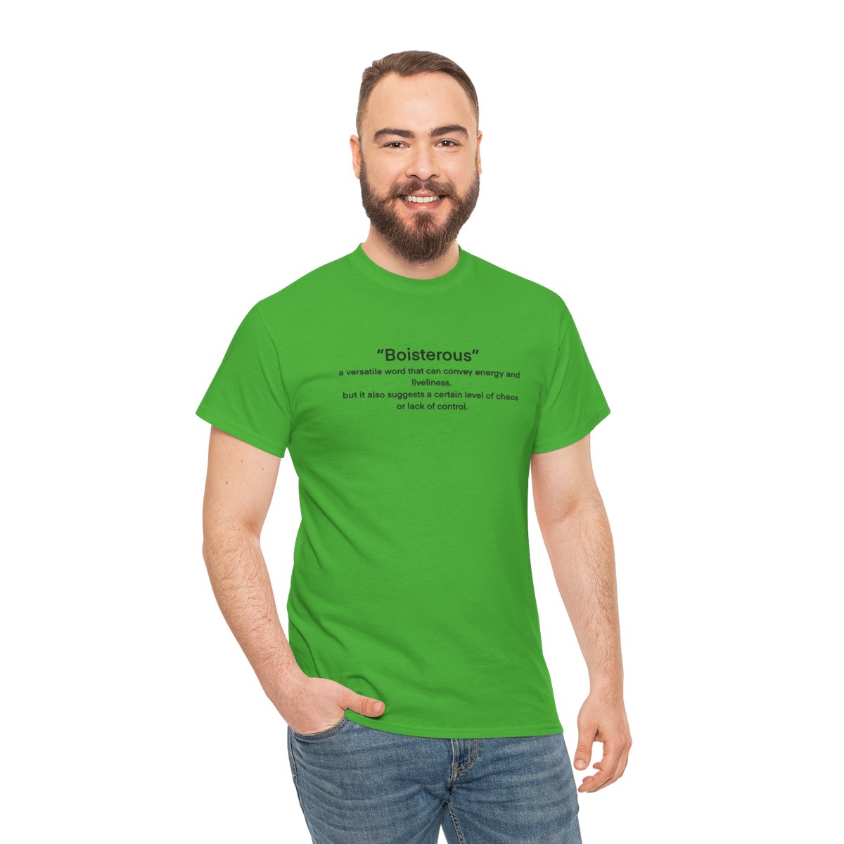 “Boisterous” Definition Text Tee - Image 13