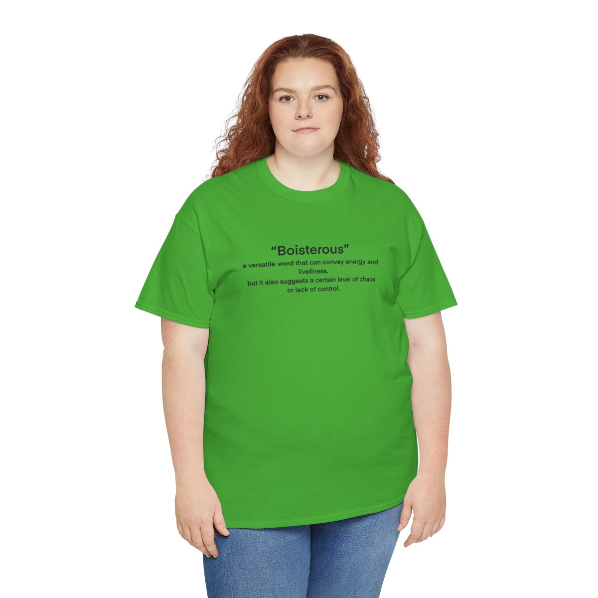 “Boisterous” Definition Text Tee - Image 15