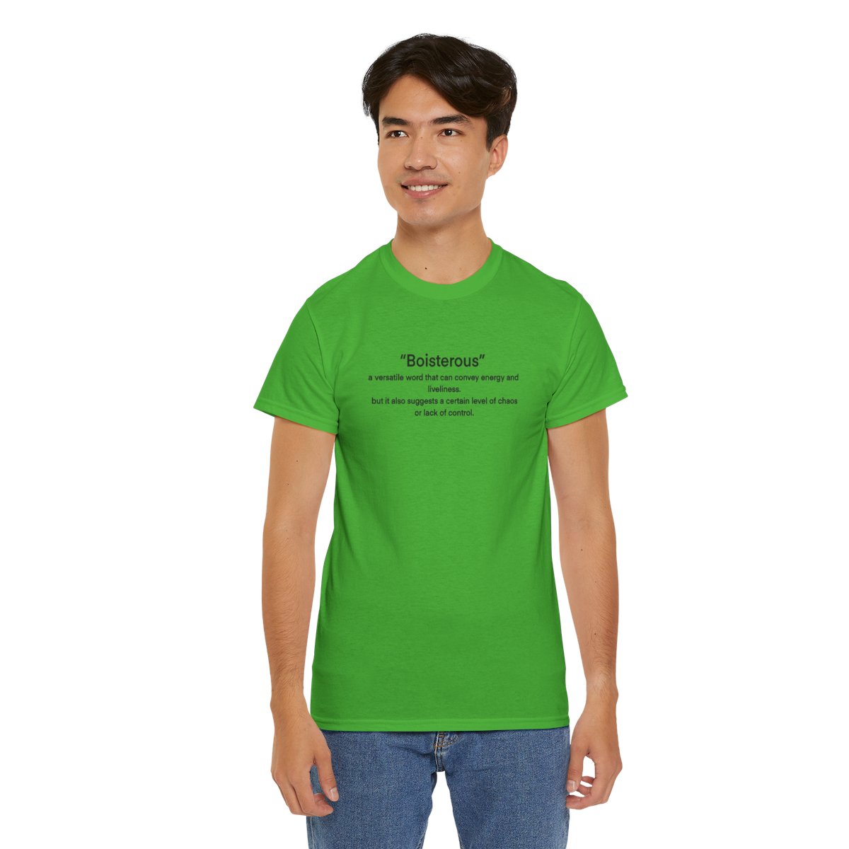 “Boisterous” Definition Text Tee - Image 21