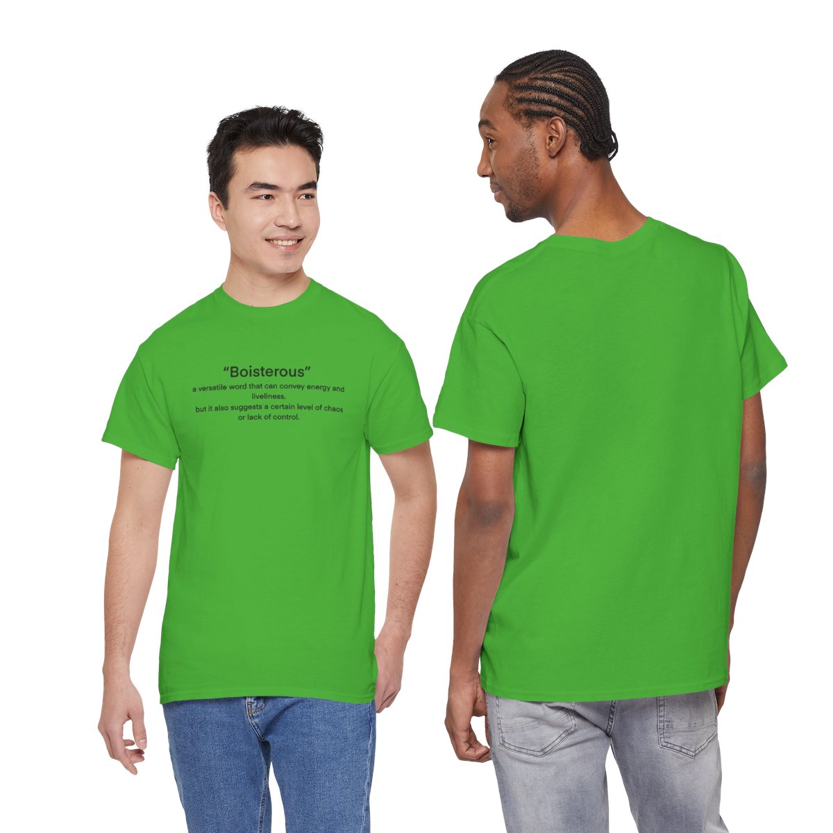 “Boisterous” Definition Text Tee - Image 32