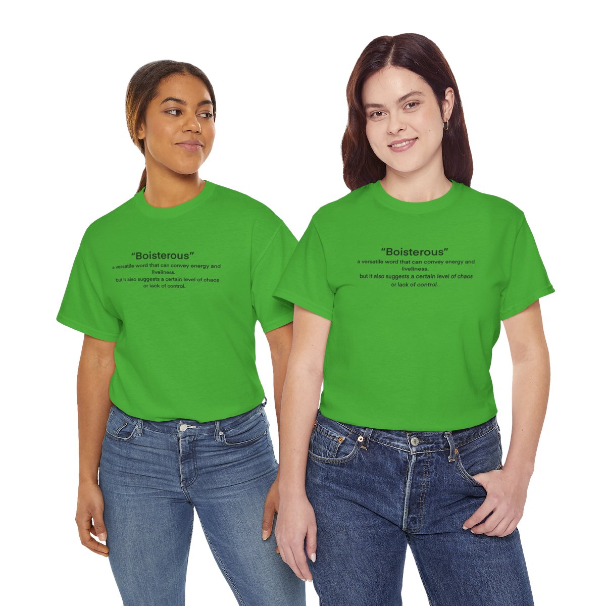 “Boisterous” Definition Text Tee - Image 33