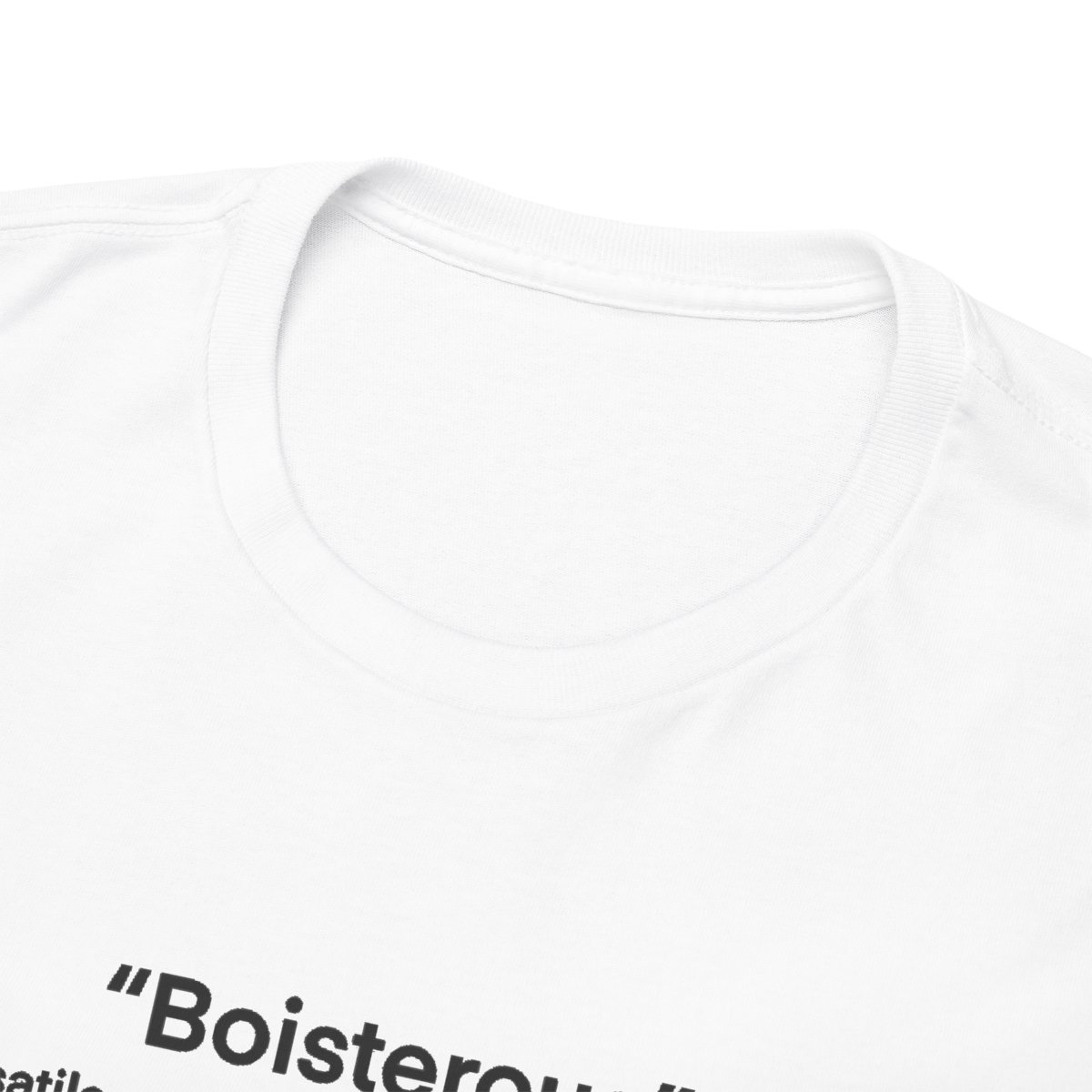 “Boisterous” Definition Text Tee - Image 44