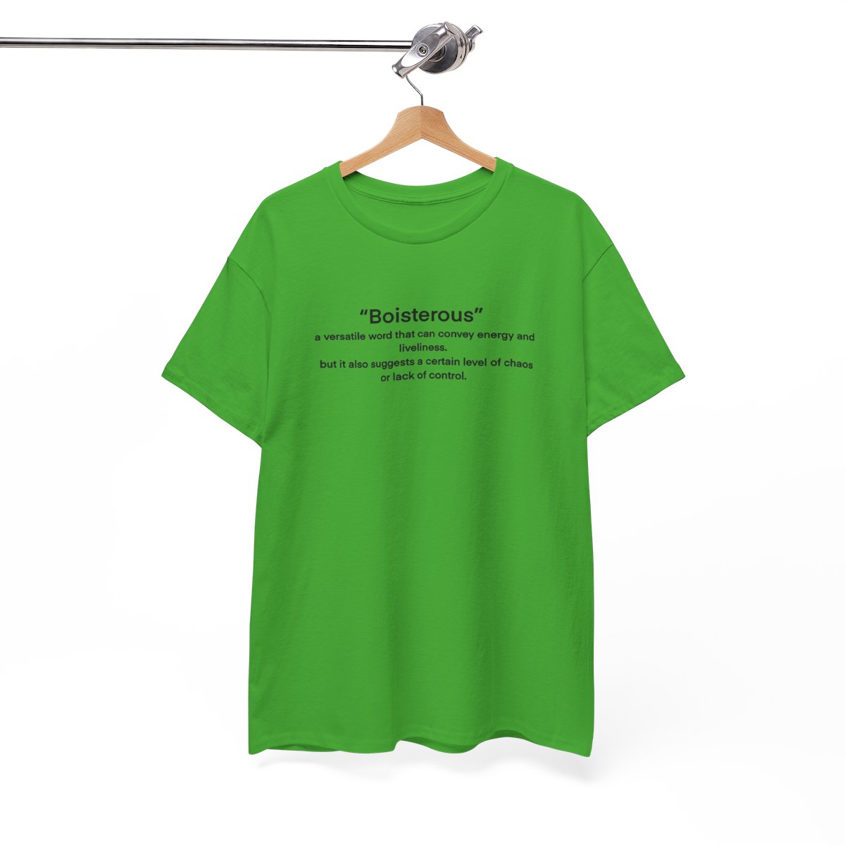 “Boisterous” Definition Text Tee - Image 7