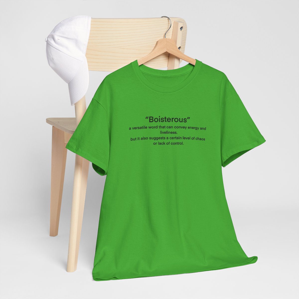 “Boisterous” Definition Text Tee - Image 8