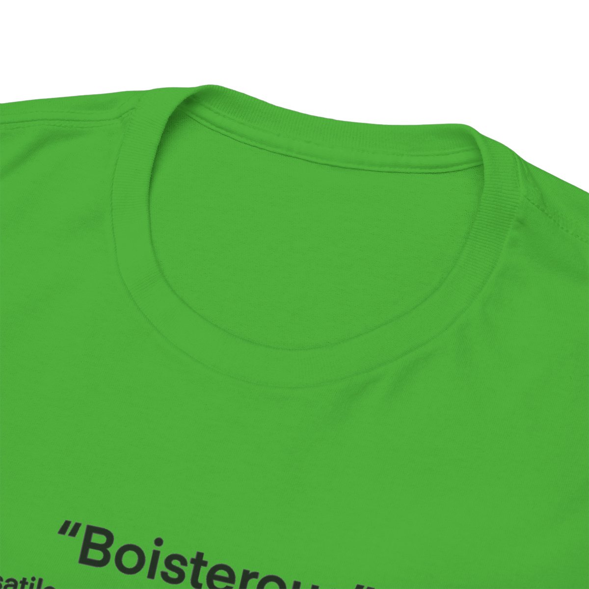 “Boisterous” Definition Text Tee - Image 9