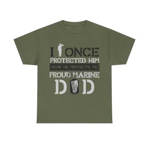 I Once Protected Him, Now He Protects Me. Proud Marine Dad